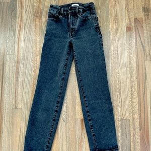 Good American Black Straight Jeans